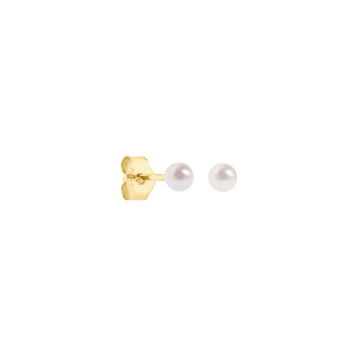 Ein zeitloses Trend-Accessoire LLR Studios kleine Perlen-Ohrstecker aus 14k Gold.