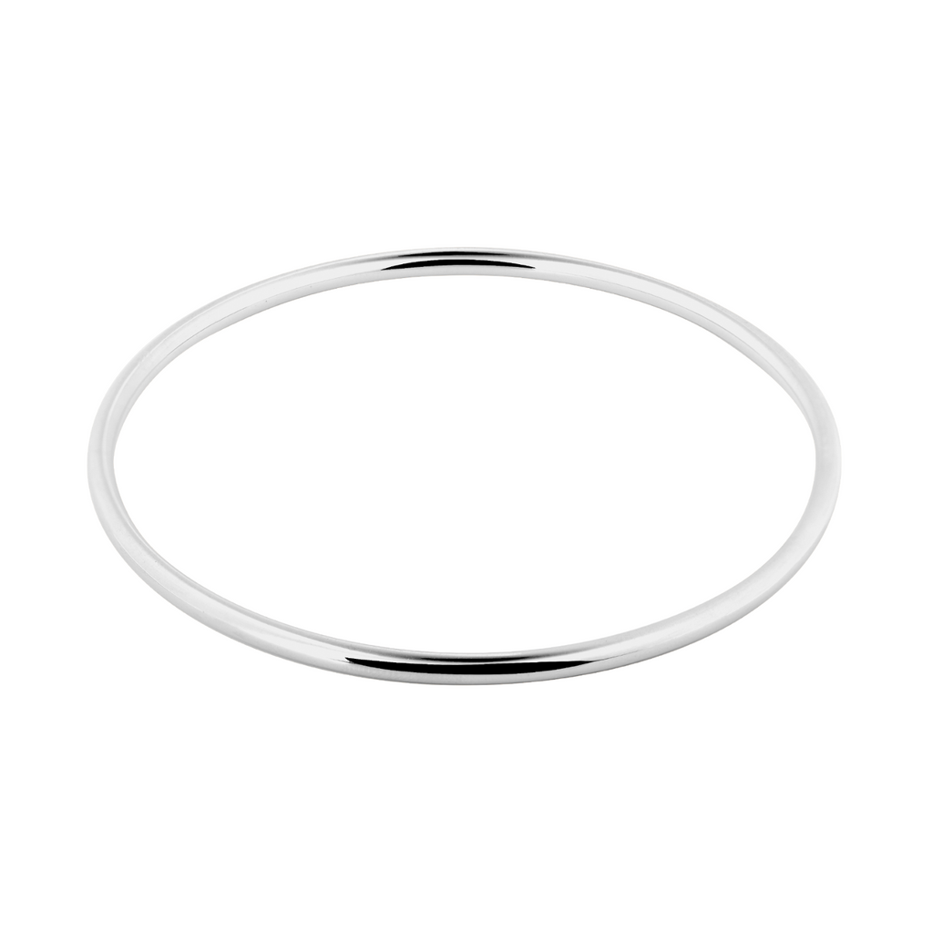 Our bangle bracelet is made of recycled silver and plated with 18k thick gold. 