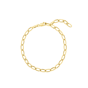 bicycle gold chain bracelet | Gliederarmband in Gold aus nachhaltigen Materialien