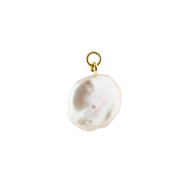 14k gold Keshi Pearl pendant for necklaces | 14k Gold Keshi Perlenanhänger für Ketten von nachhaltiger Schmuckmarke LLR Studios 