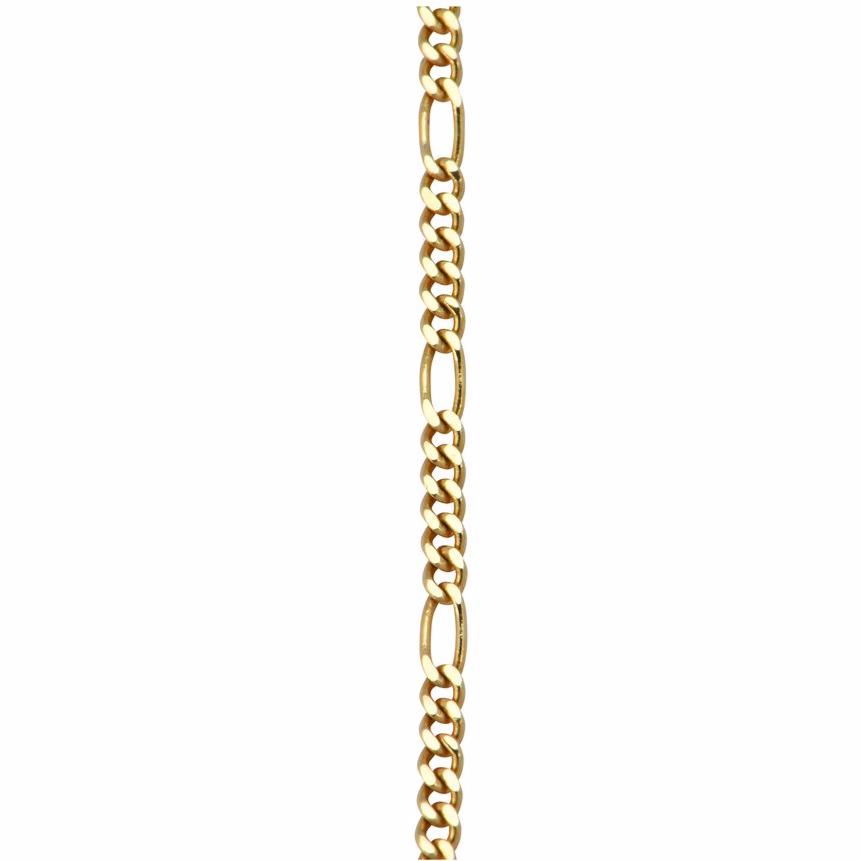 14k gold Figaro Chain made in germany | 14k gold figaro kette 