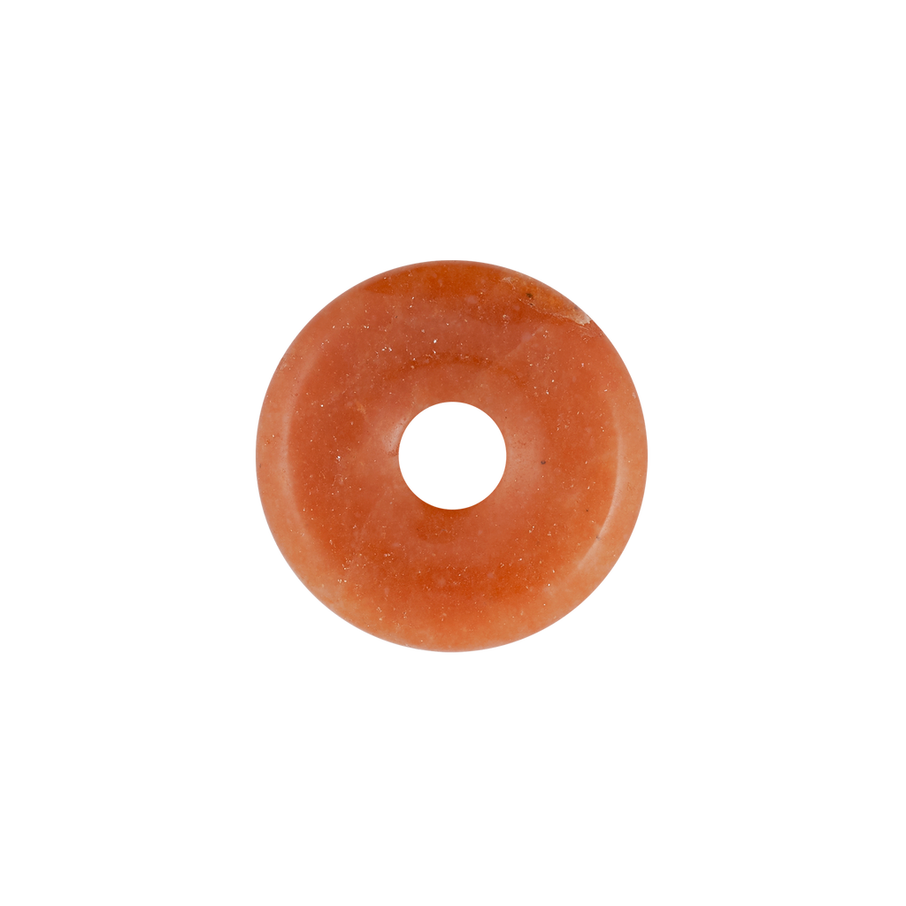 responsibly sourced, round orange aventurine pendant for hoop earrings | Anhänger für Ohrringe aus Naturedelstein Orange Aventurine 