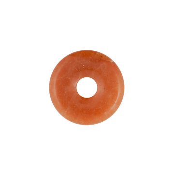 responsibly sourced, round orange aventurine pendant for hoop earrings | Anhänger für Ohrringe aus Naturedelstein Orange Aventurine 