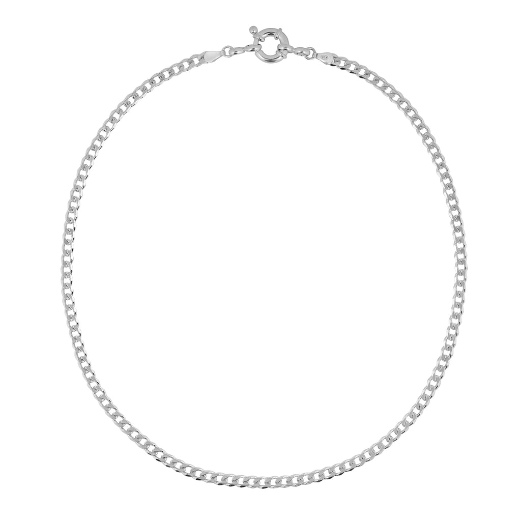 silver chunky link chain necklace | grobe Gliederkette aus recyceltem 925 sterlingsilber 