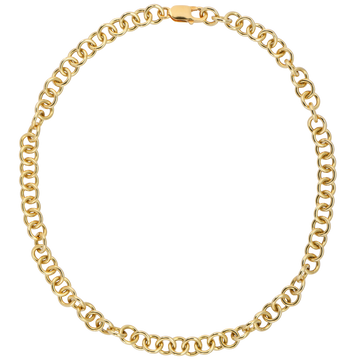 chunky round link chain in gold or silver | grobe Gliederkette gold von nachhaltiger Schmuckmarke LLR Studios