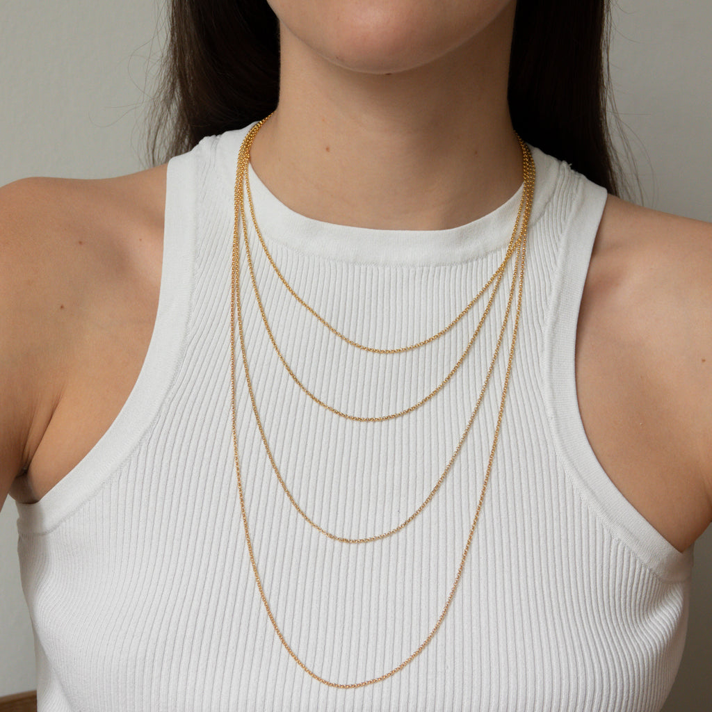 lange schlichte Gliederkette