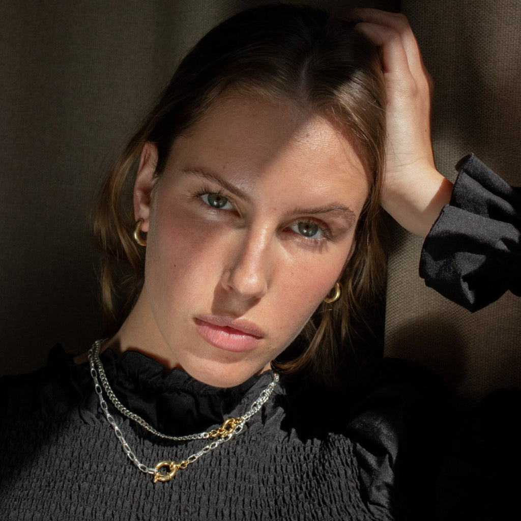 Bicolor (gold und silber Schmuck mischen) Ketten von nachhaltiger Schmucklabel LLR Studios