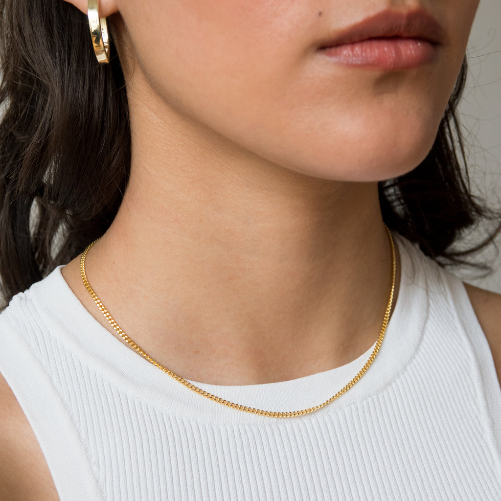 goldene Kette von LLR Studios, eine nachhaltige Schmuck Brand aus Hamburg.