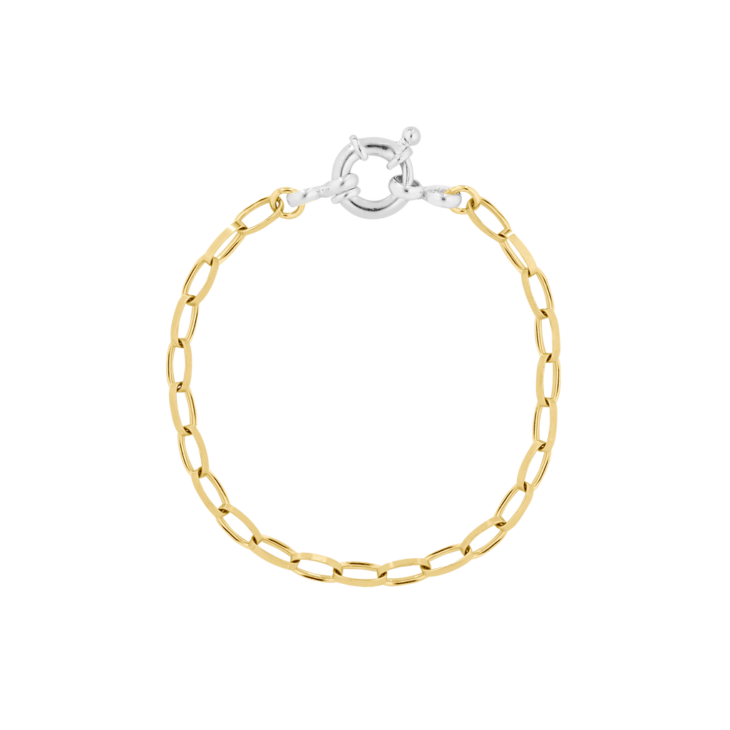 gold und silber Armband - bicolor Schmuck aus Hamburg